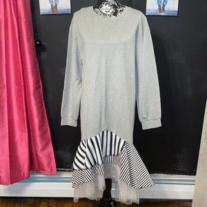 Ruffle hem dress